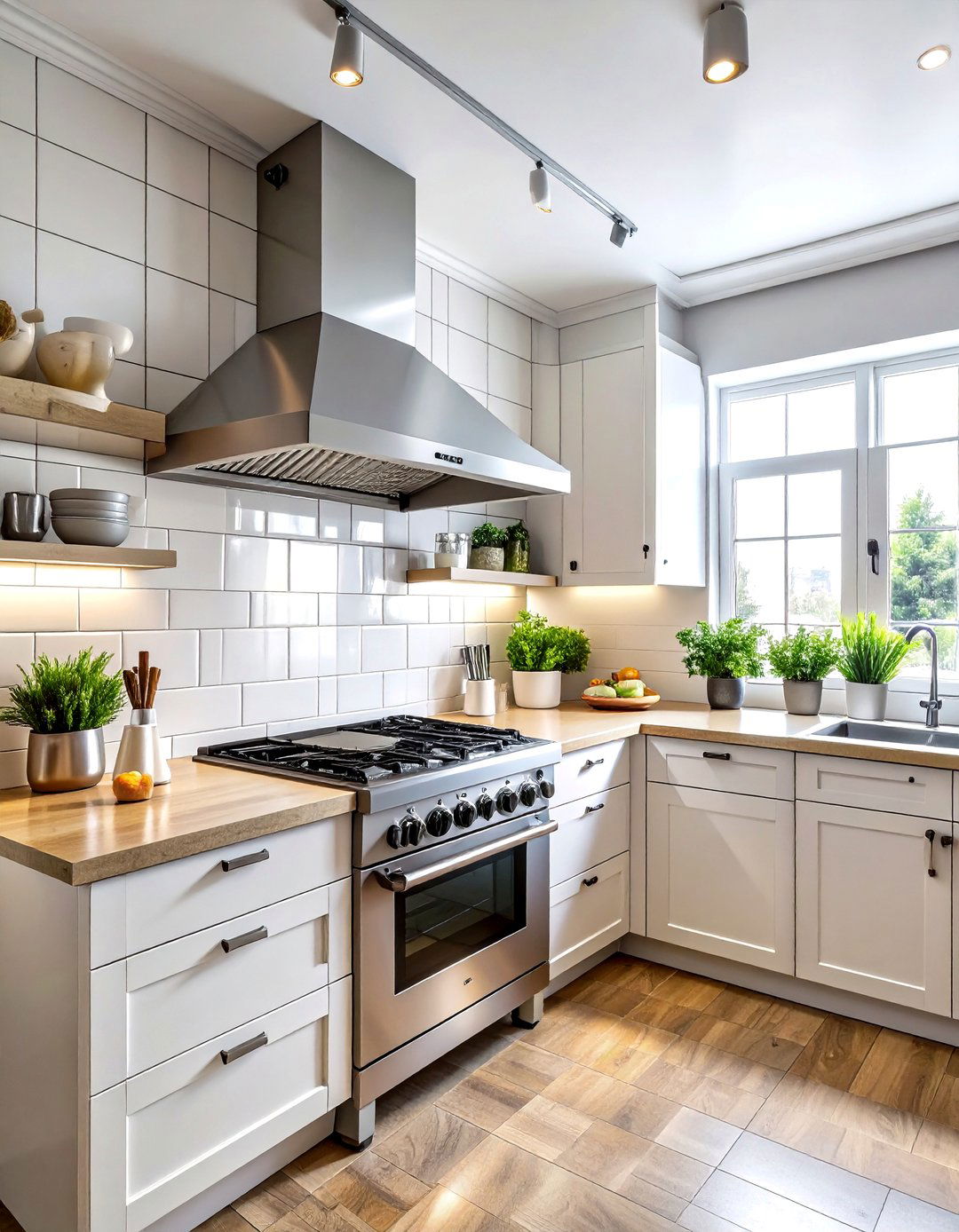 Nickel Range Hood Vent Cover - 30 nickel accent kitchen ideas