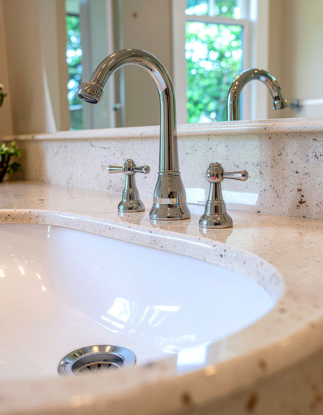 Nickel Vanity Faucet - 30 nickel bathroom ideas