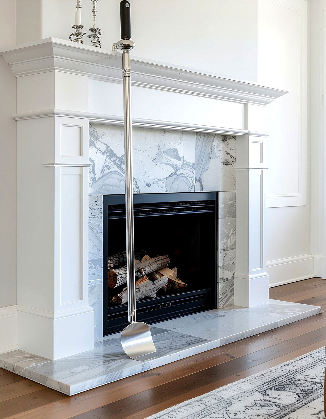 Nickel fireplace tool set - 30 fireplace tool ideas