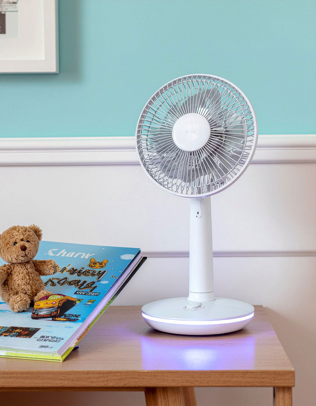 Night light desk fan - 30 bedroom desk fans