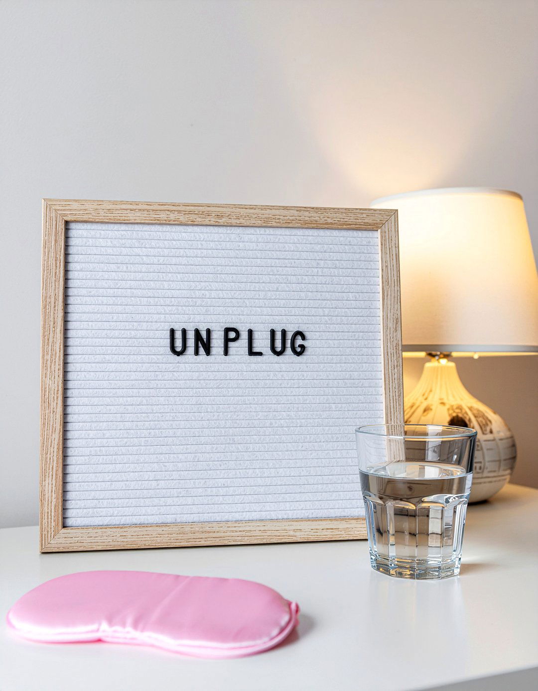 Nightstand Letter Board - 30 bedroom letter boards