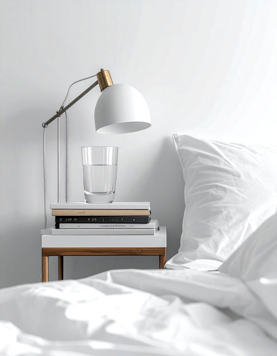 Nightstand book display - 30 book styling ideas