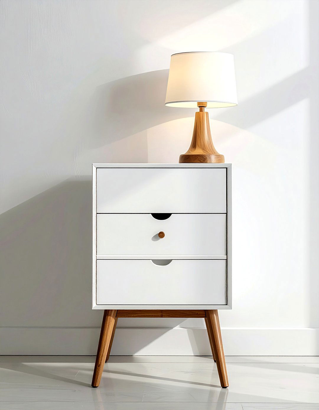 Nightstand with drawers - 30 bedroom organization hacks