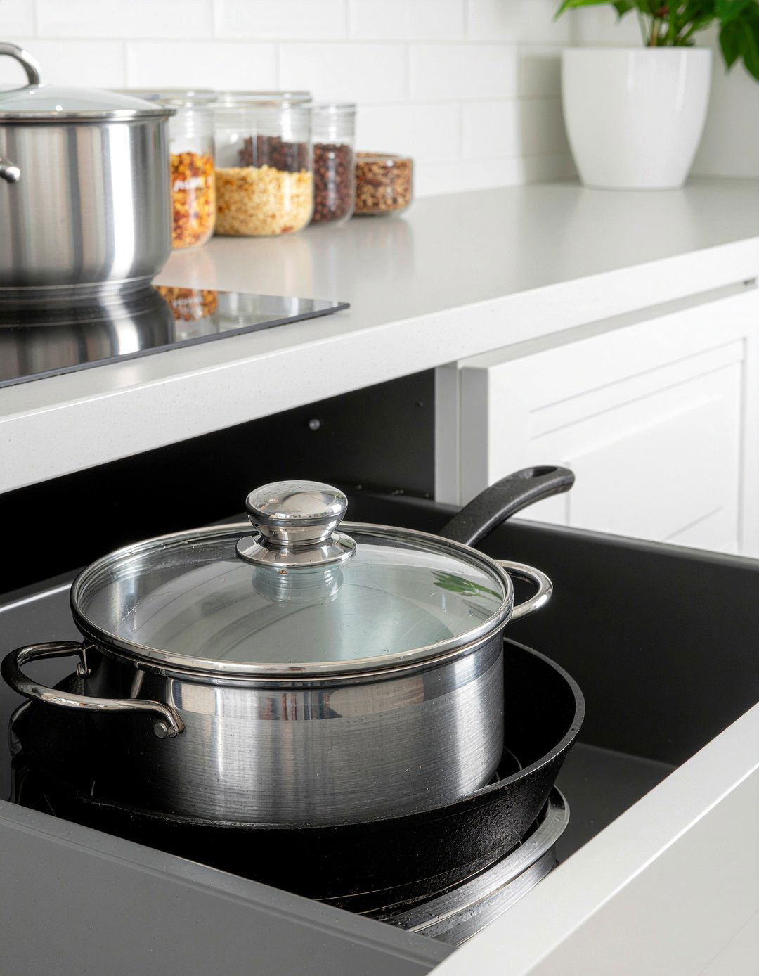 Non toxic cookware storage - 30 healthy kitchen ideas
