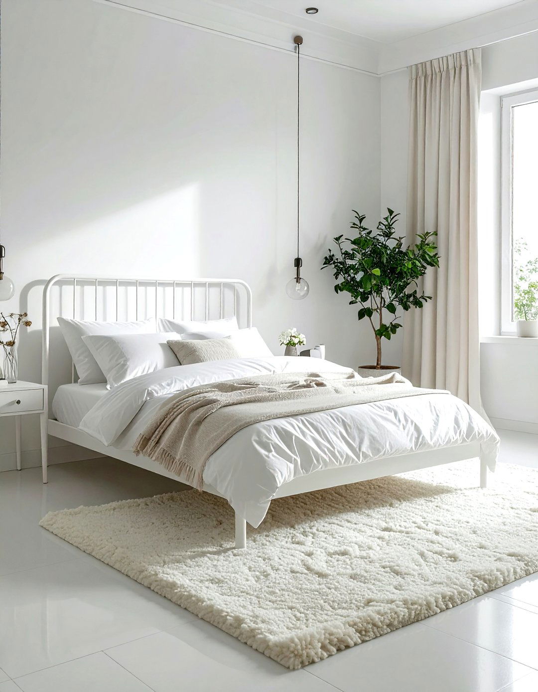 Nordic Cream And White Bedroom - 30 cream and white bedroom ideas