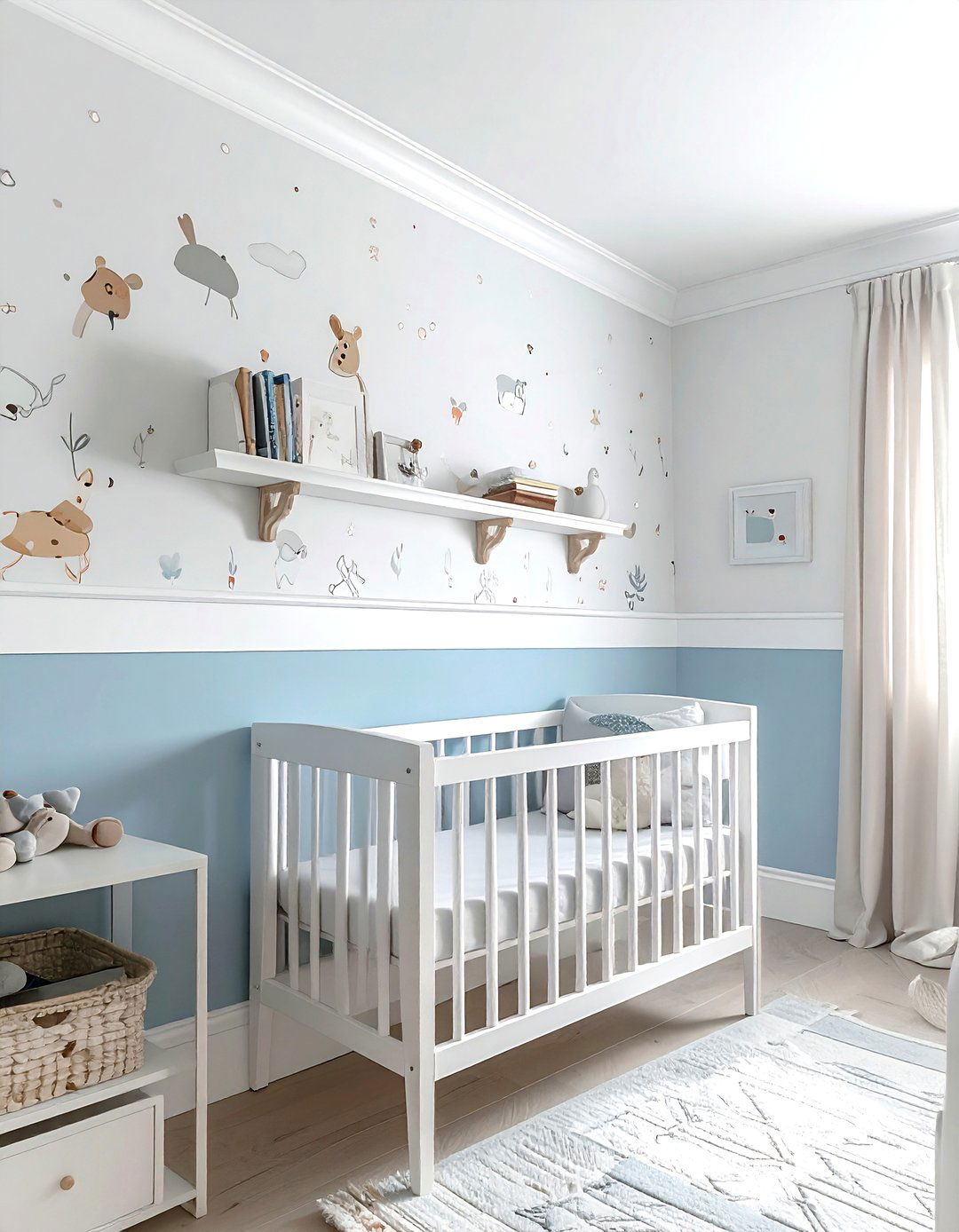 Nursery Chair Rail Molding - 30 chair rail ideas