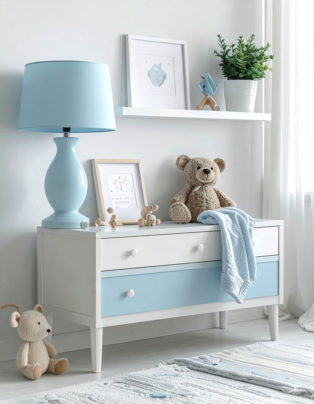 Nursery Changing Table - 30 tabletop vignette ideas