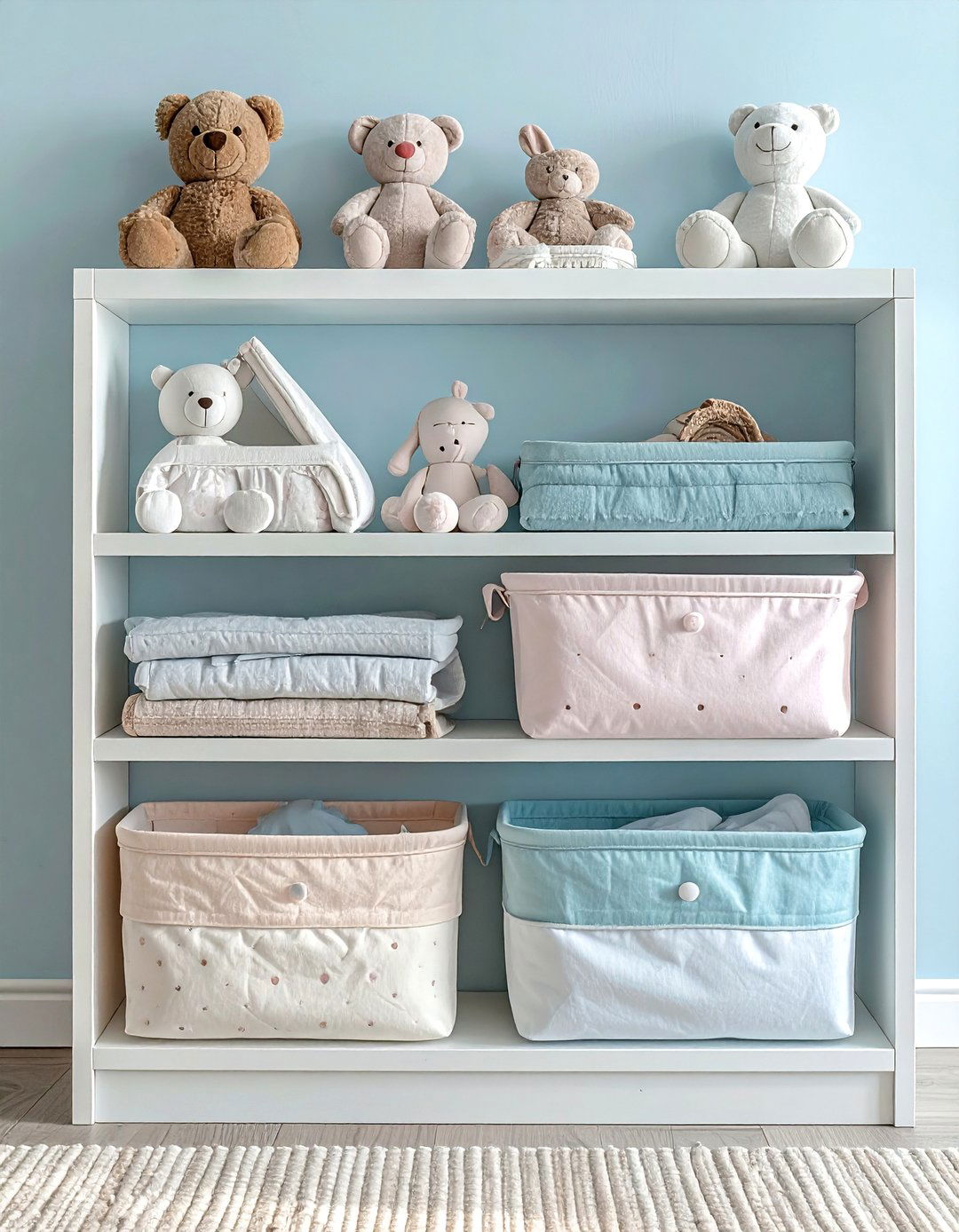 Nursery Collapsible Bins - 30 storage box ideas