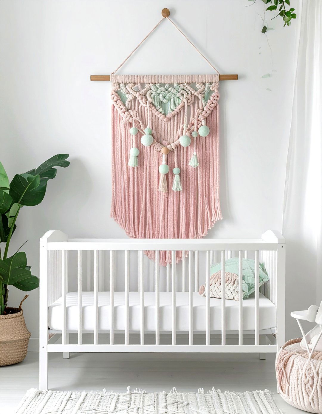 Nursery Macrame Wall Hanging - 30 woven wall hanging ideas