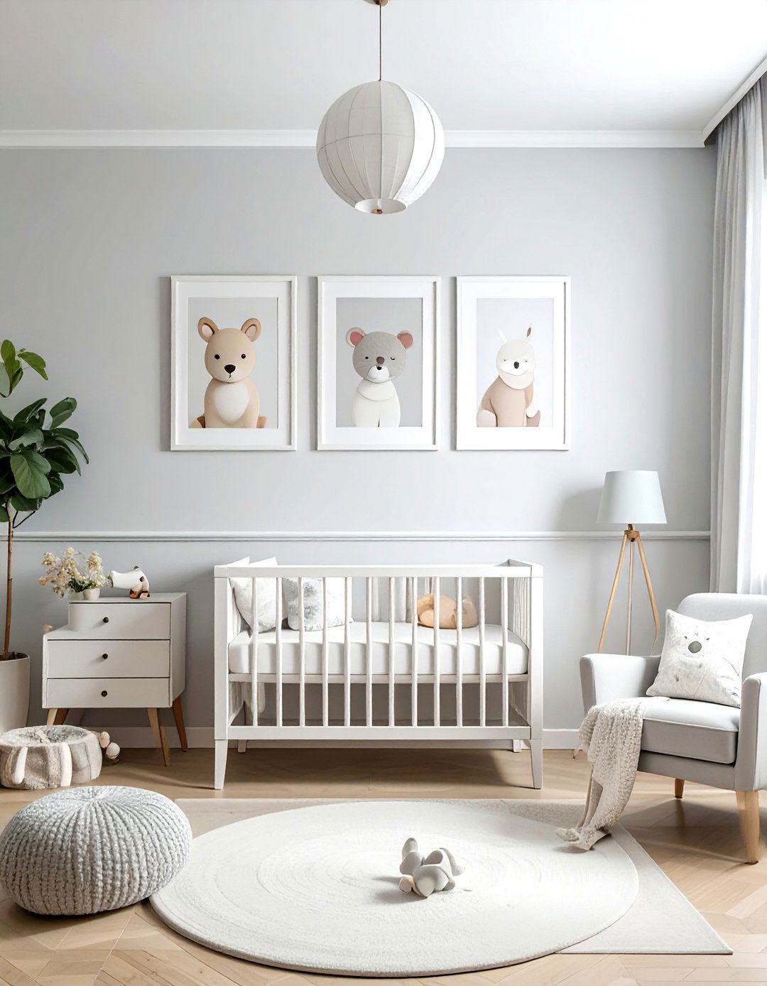 Nursery Photo Wall - 30 photo wall ideas