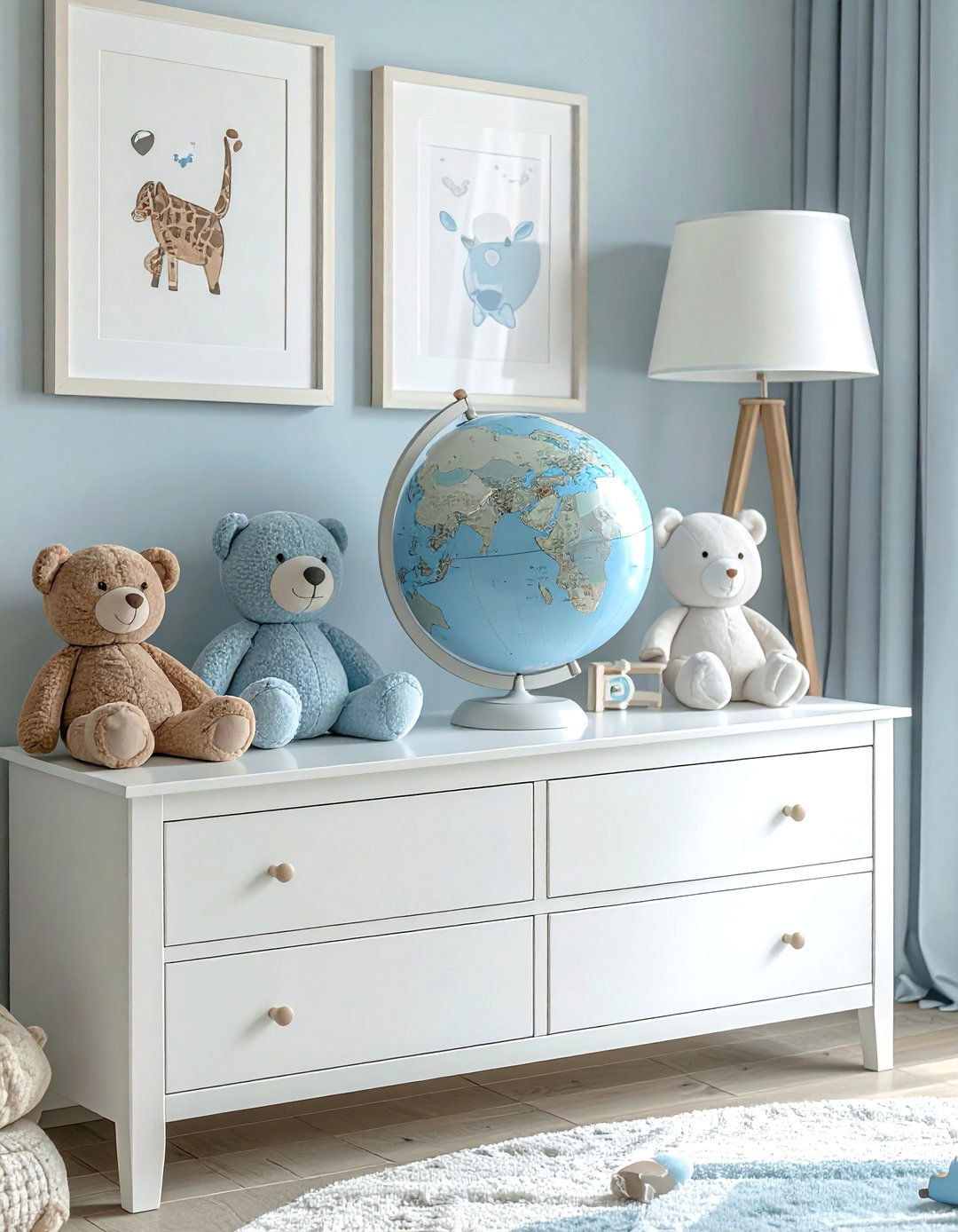 Nursery Room Globe - 30 decorative globe ideas