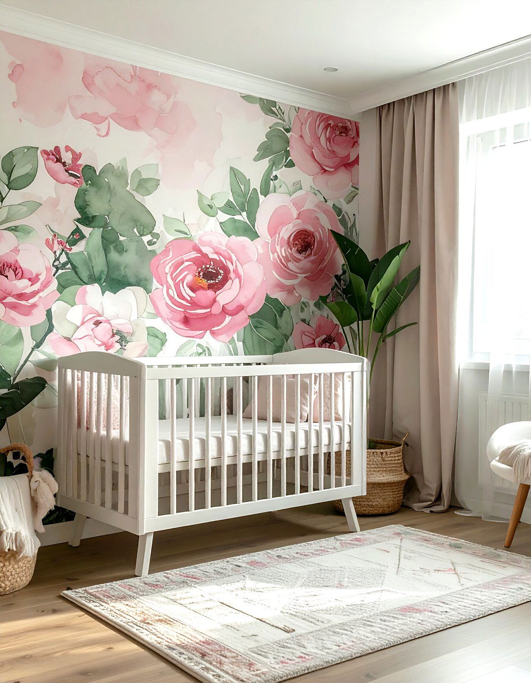Nursery Room Wallpaper - 30 before and after decor ideas