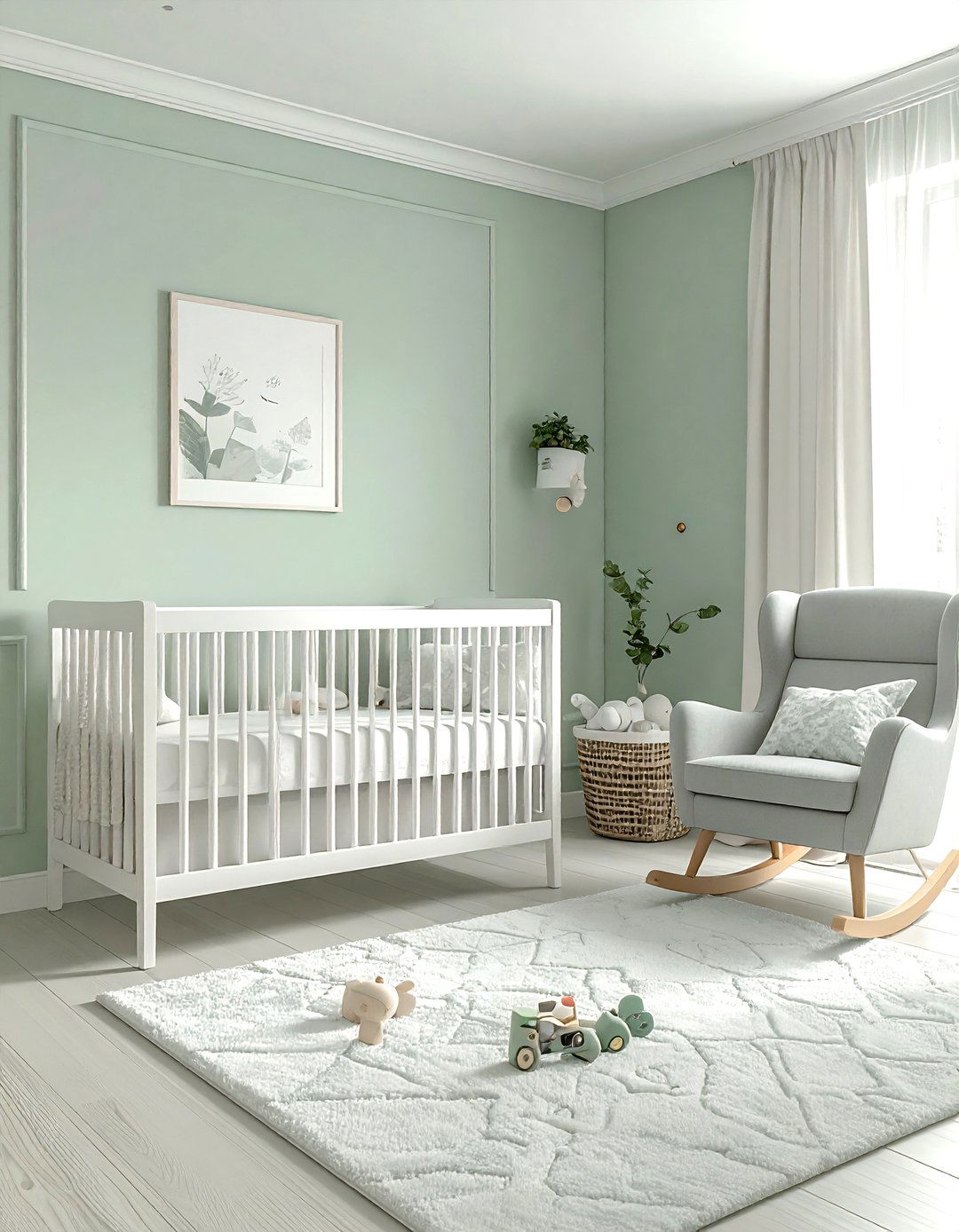 Nursery Room - 30 model home bedroom ideas
