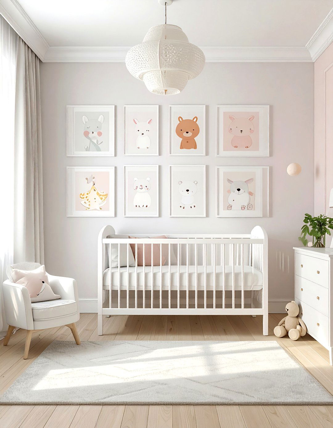 Nursery Wall Art Gallery - 30 frame wall ideas