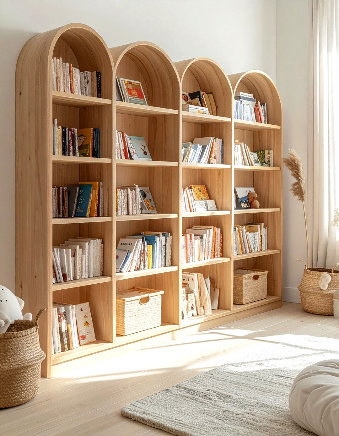 Nursery book display - 30 book decor ideas