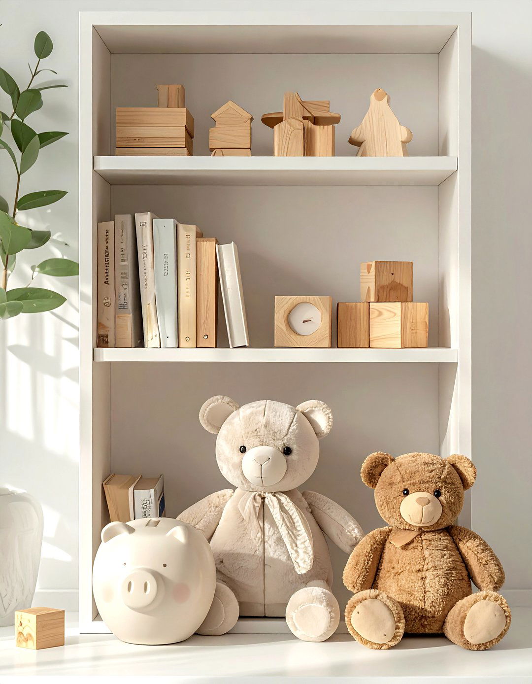 Nursery book shelf display - 30 shelf vignette ideas