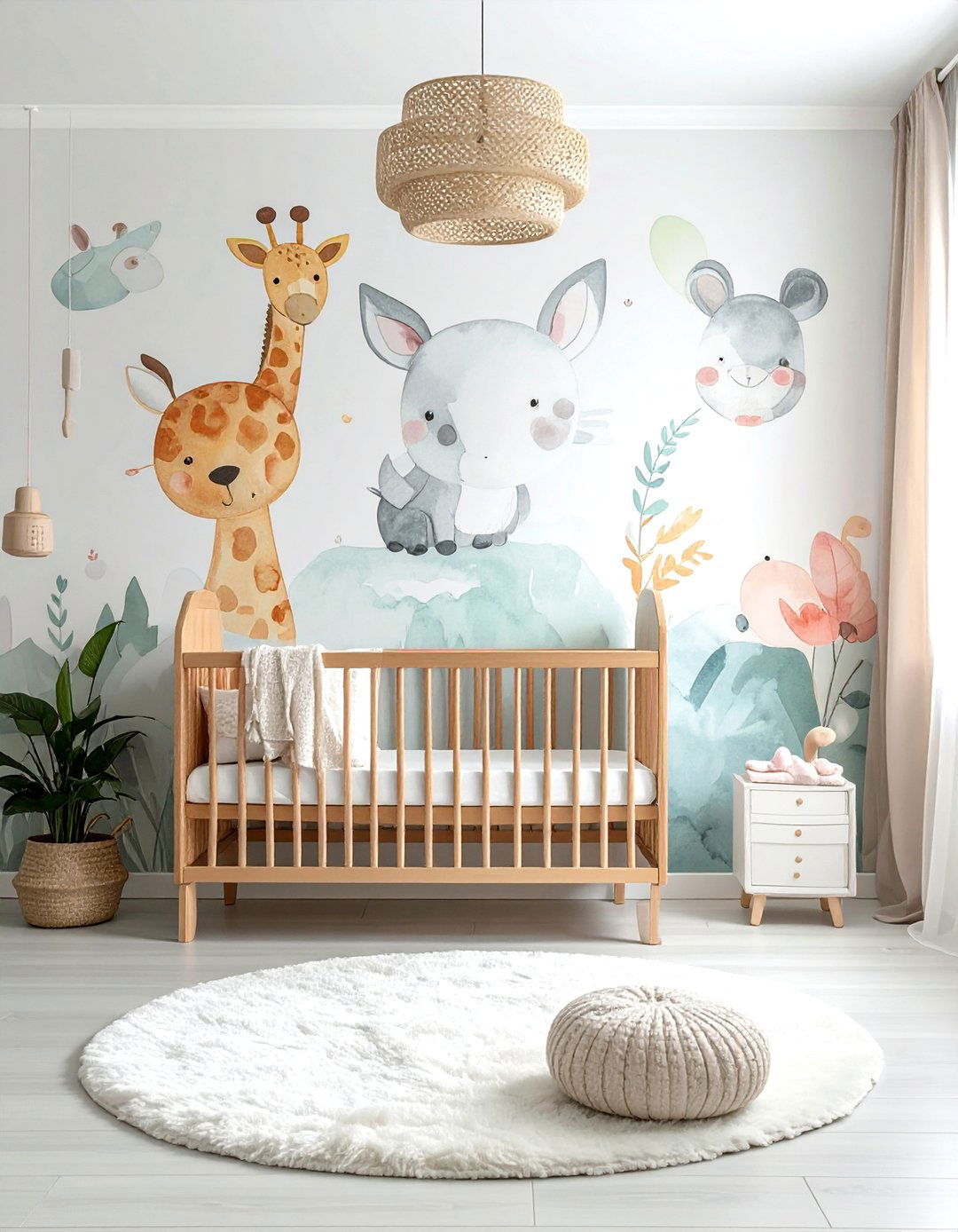 Nursery wall decal art - 30 weekend decor project ideas