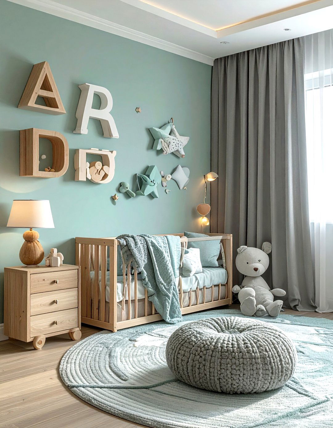 Nursery wall decor - 30 command strip decor ideas