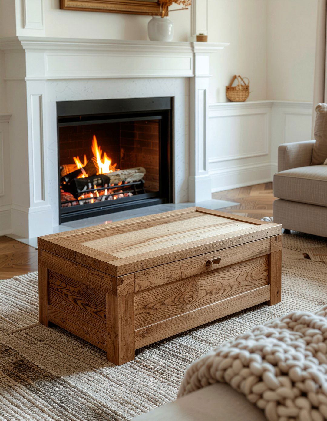 Oak Blanket Box - 30 living room oak furniture ideas