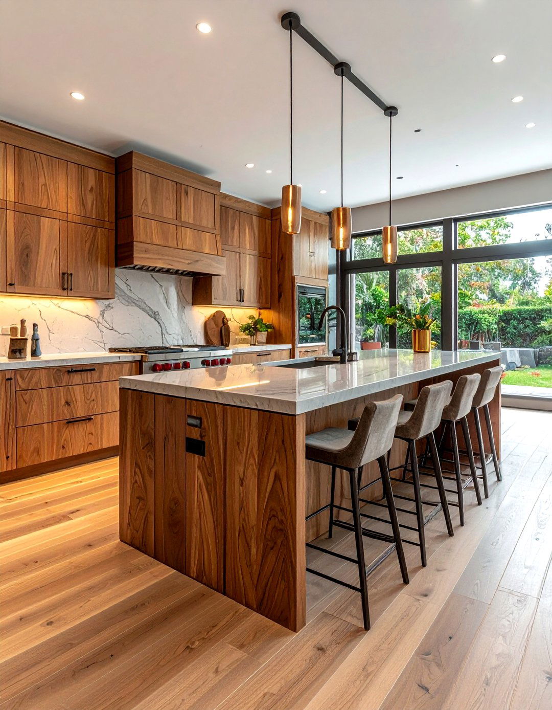 Oak Kitchen Cabinets With Island - 30 oak kitchen cabinet ideas