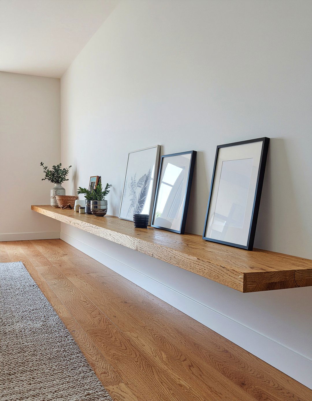 Oak Picture Ledge - 30 living room oak furniture ideas