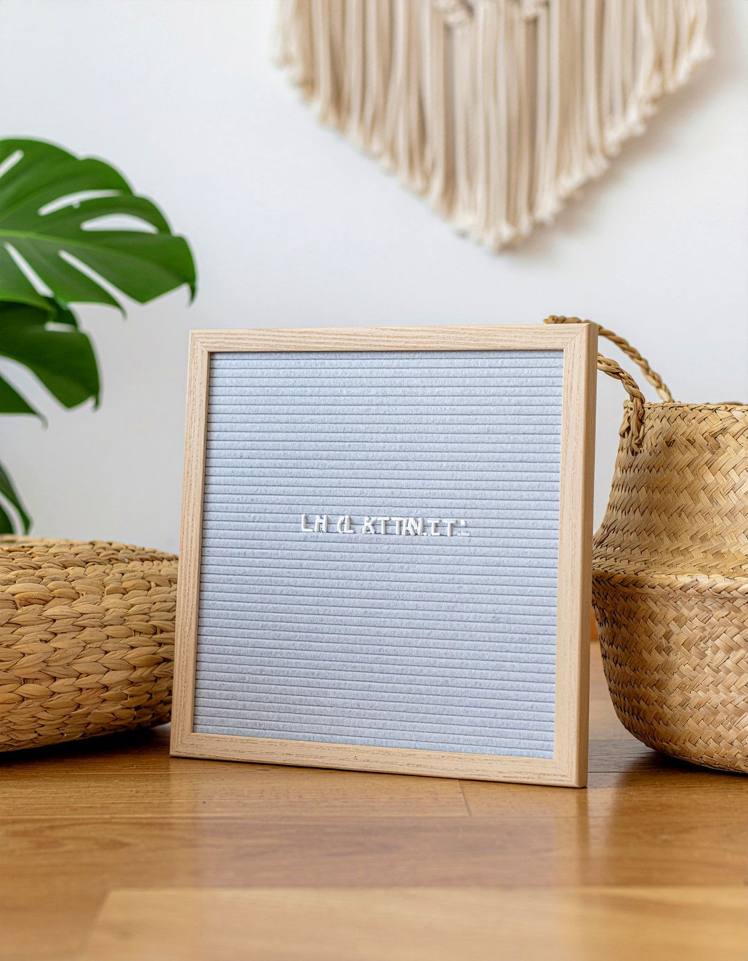 Oak Wood Frame - 30 living room letter boards