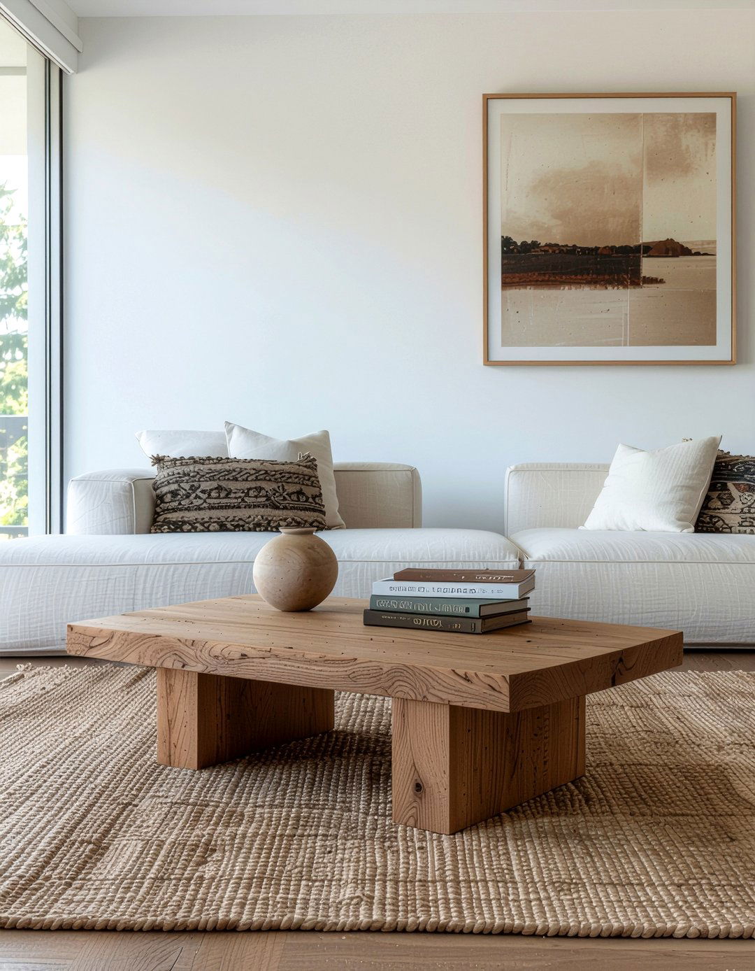 Oak coffee table - 30 living room Mission furniture ideas