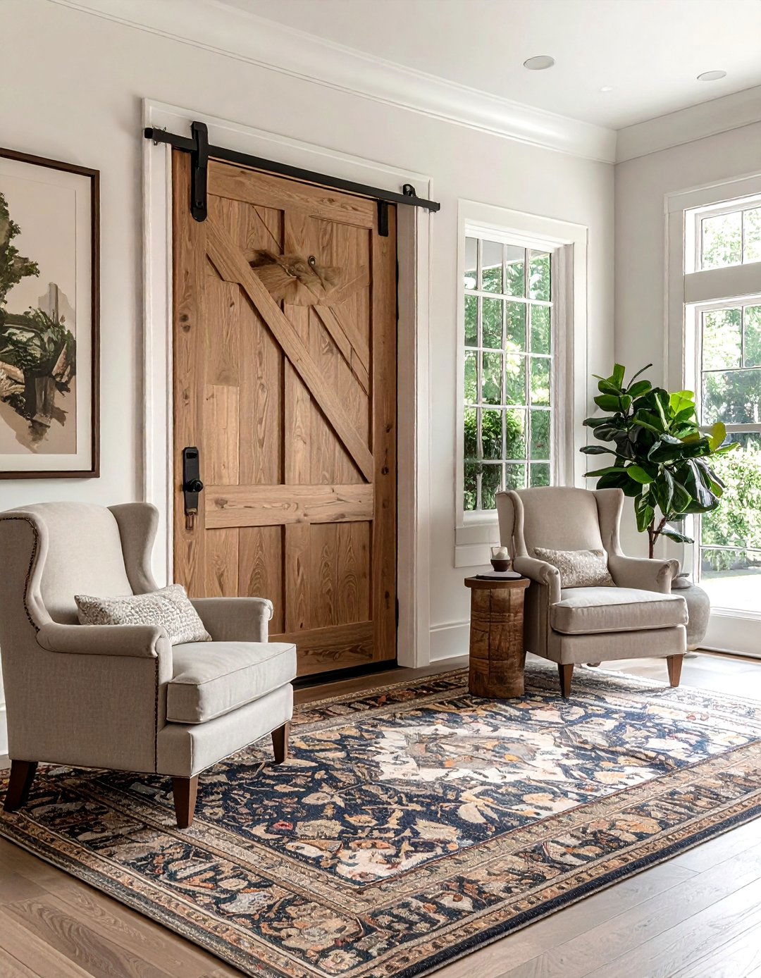 Oak pocket door - 30 living room pocket doors