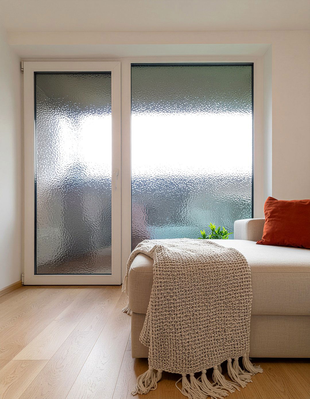 Obscure Glass Window - 30 living room privacy glass ideas