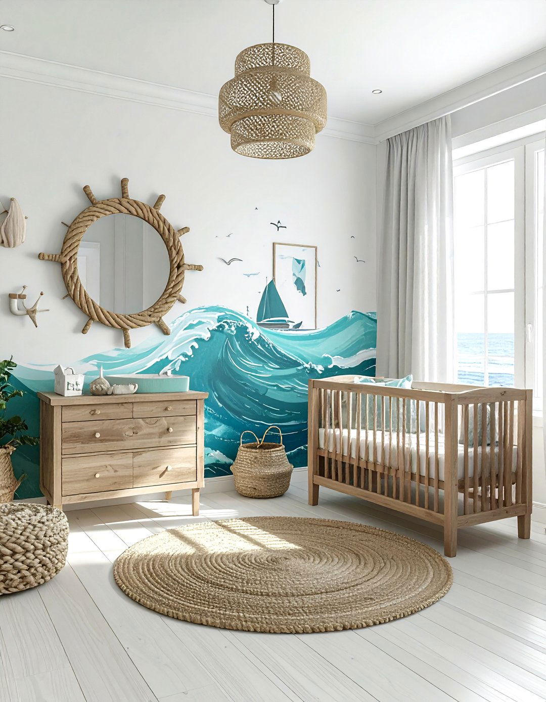Ocean Nursery - 30 nursery decor ideas