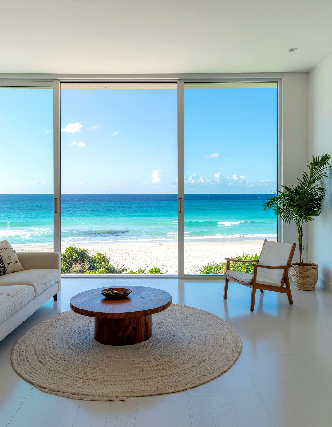 Ocean View Living Room - 30 Hawaiian living room ideas