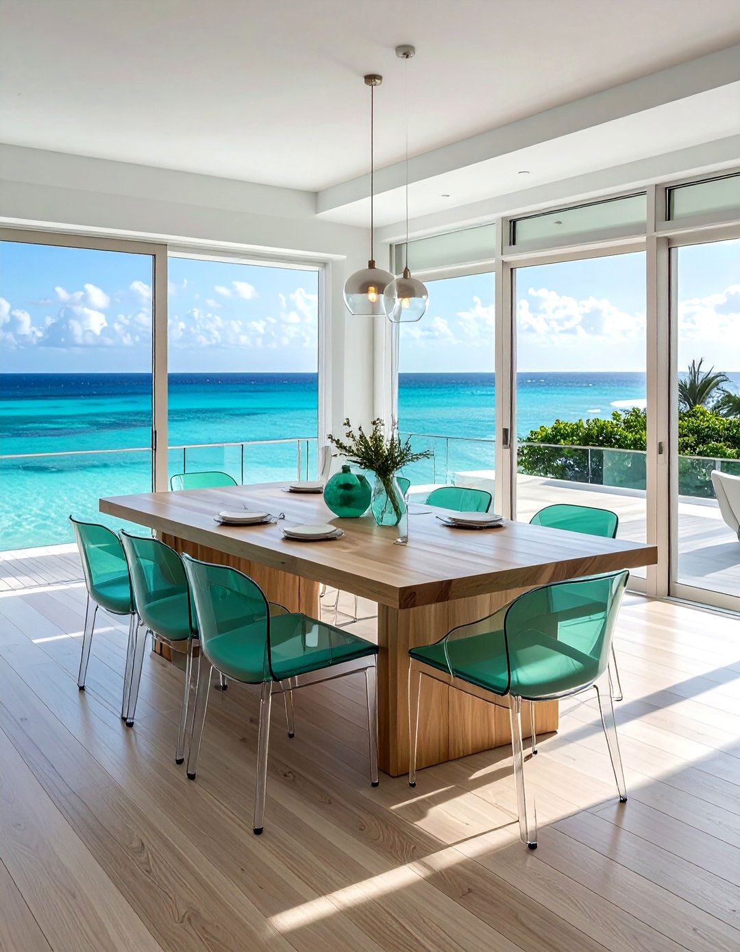 Oceanfront Dining Room - 30 Puerto Rican dining room ideas