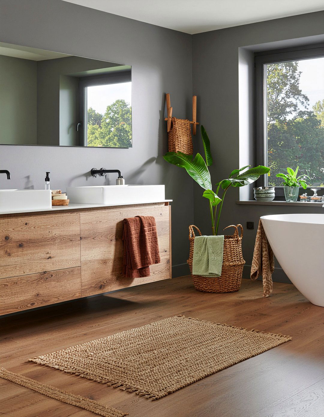 Ochre Bathroom - 30 bathroom towel color ideas