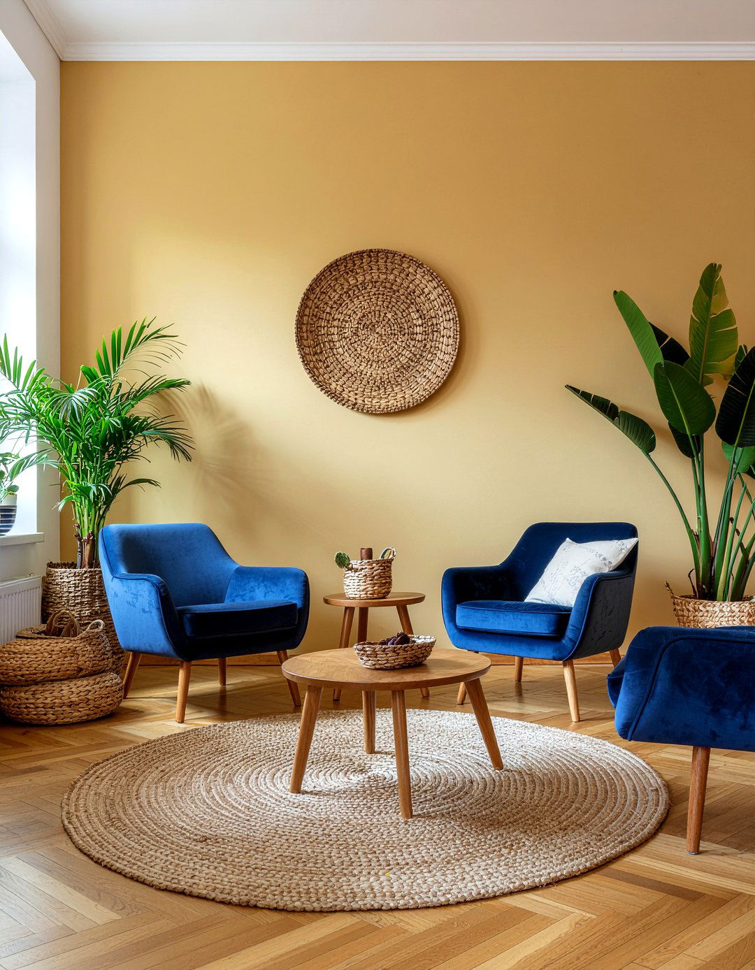 Ochre Living Room - 30 jewel toned living room ideas