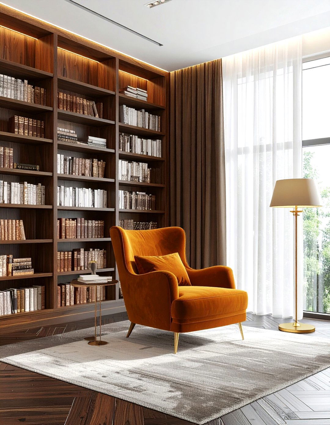 Ochre and espresso library - 30 warm color scheme ideas