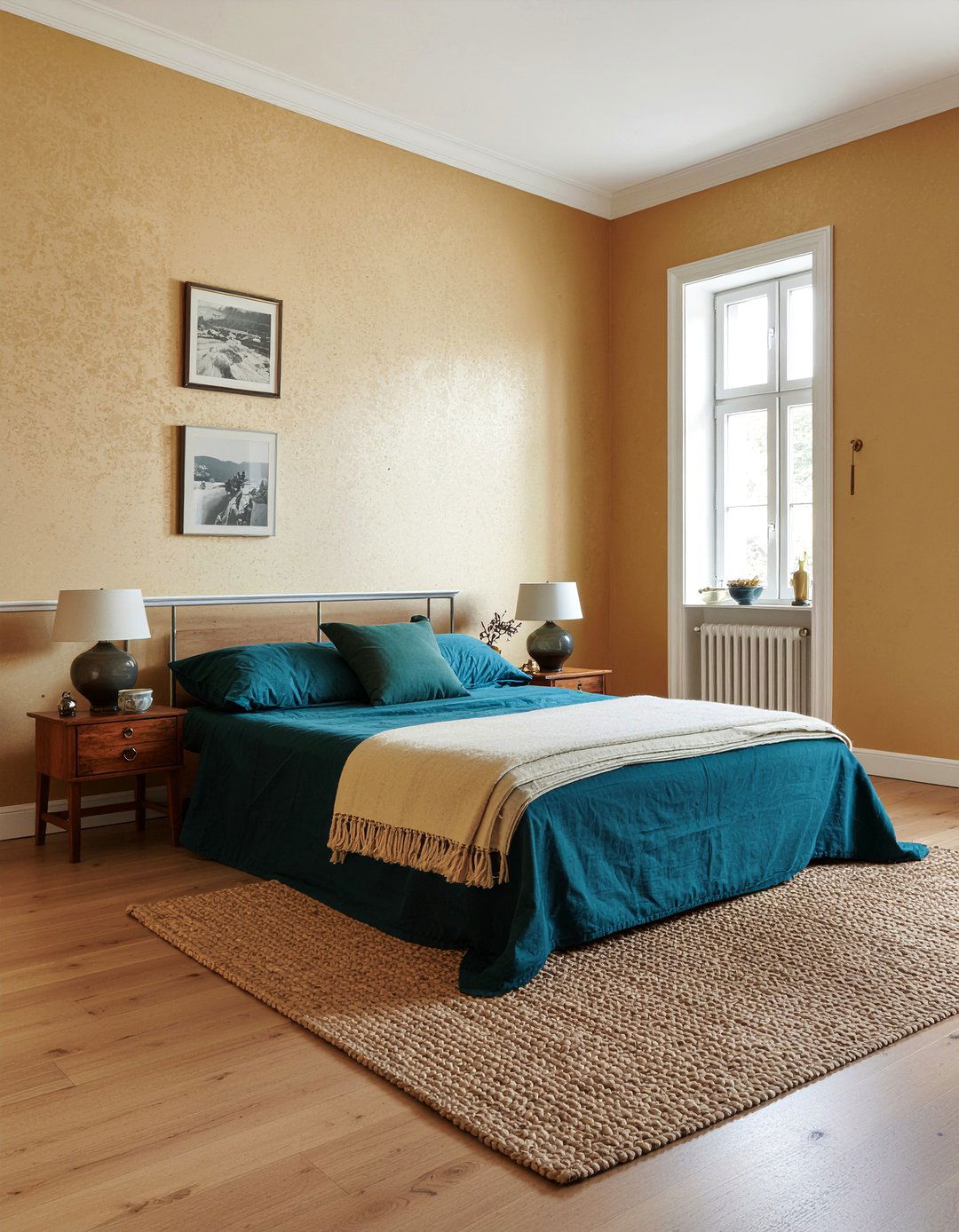 Ochre yellow bedroom - 30 bold color bedroom ideas