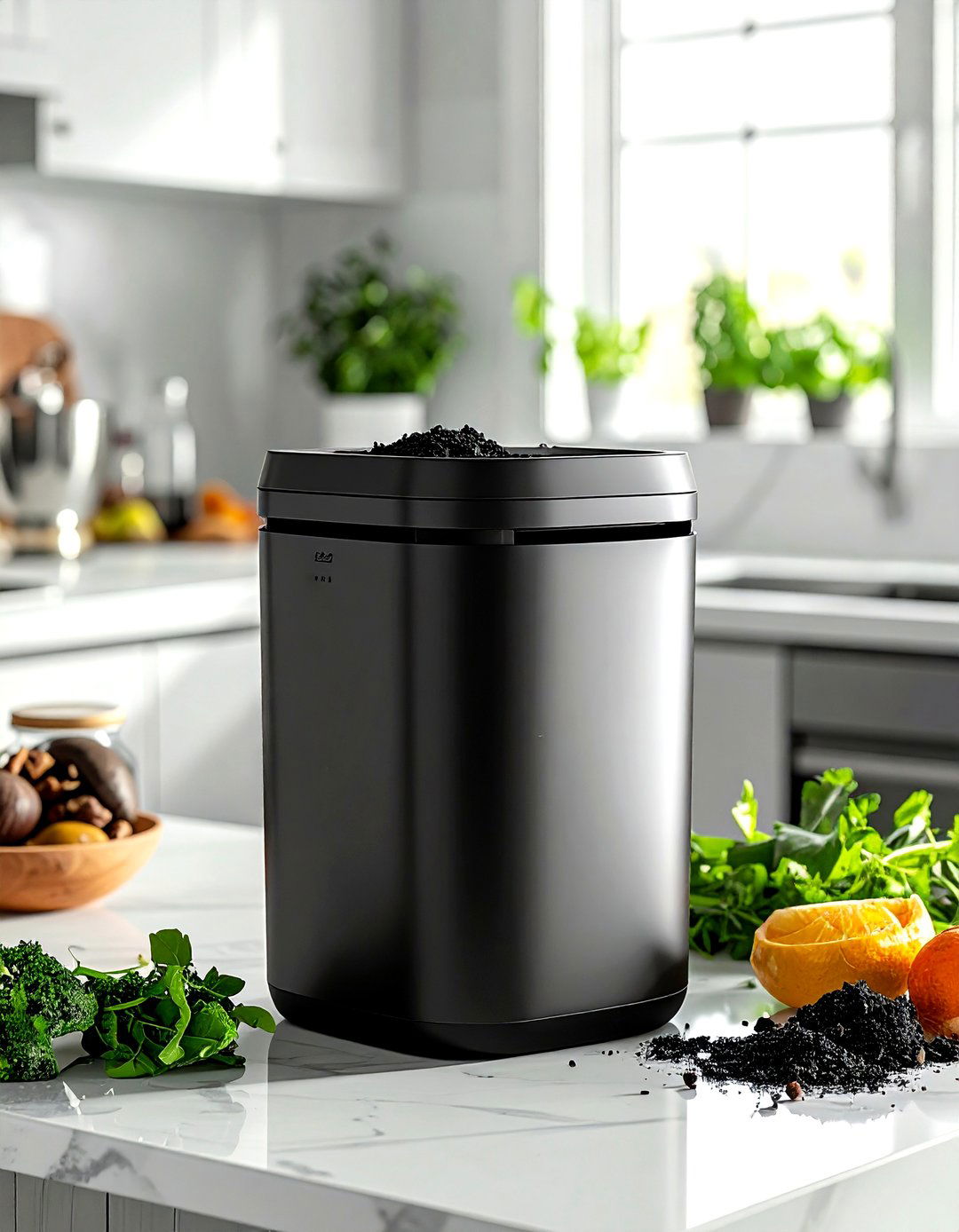 Odor Filter Compost Bin - 30 compost bin kitchen ideas