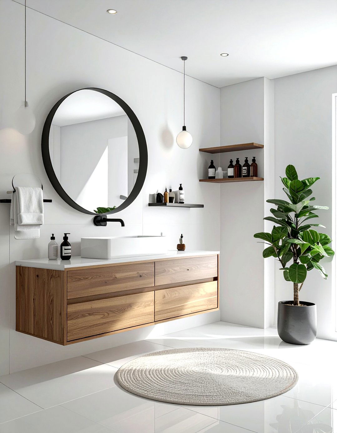 Off white bathroom paint - 30 bathroom paint color ideas