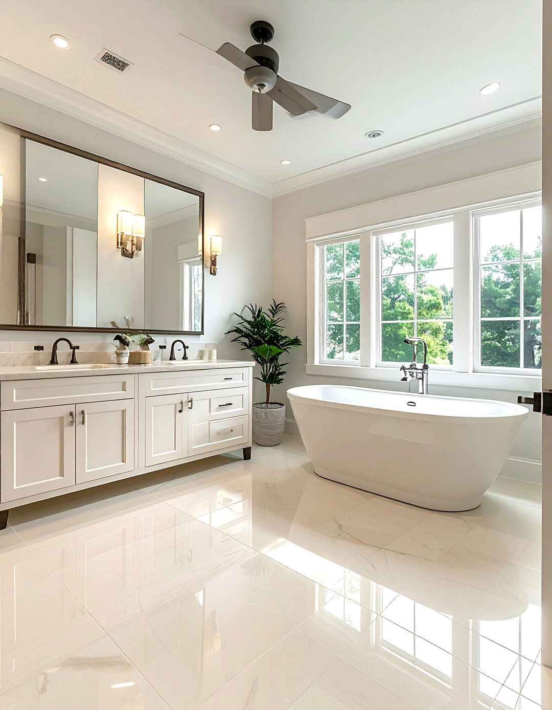 Off white master bathroom - 30 off-white bathroom ideas