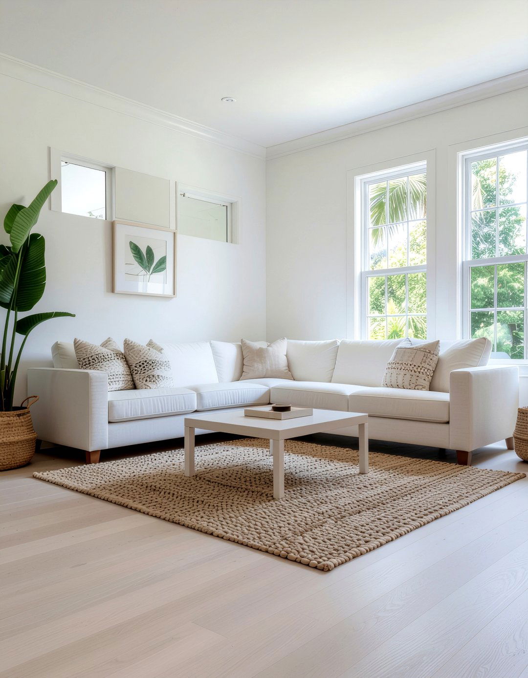 Off white walls light floor - 30 off-white living room ideas