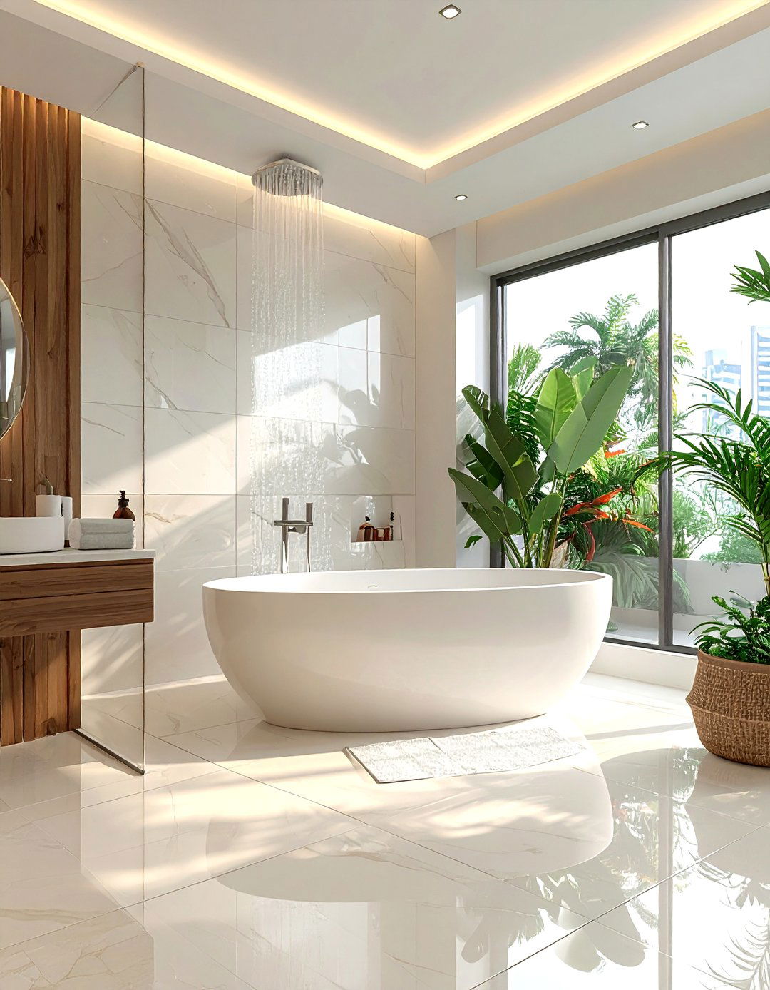 Off white wet room - 30 off-white bathroom ideas