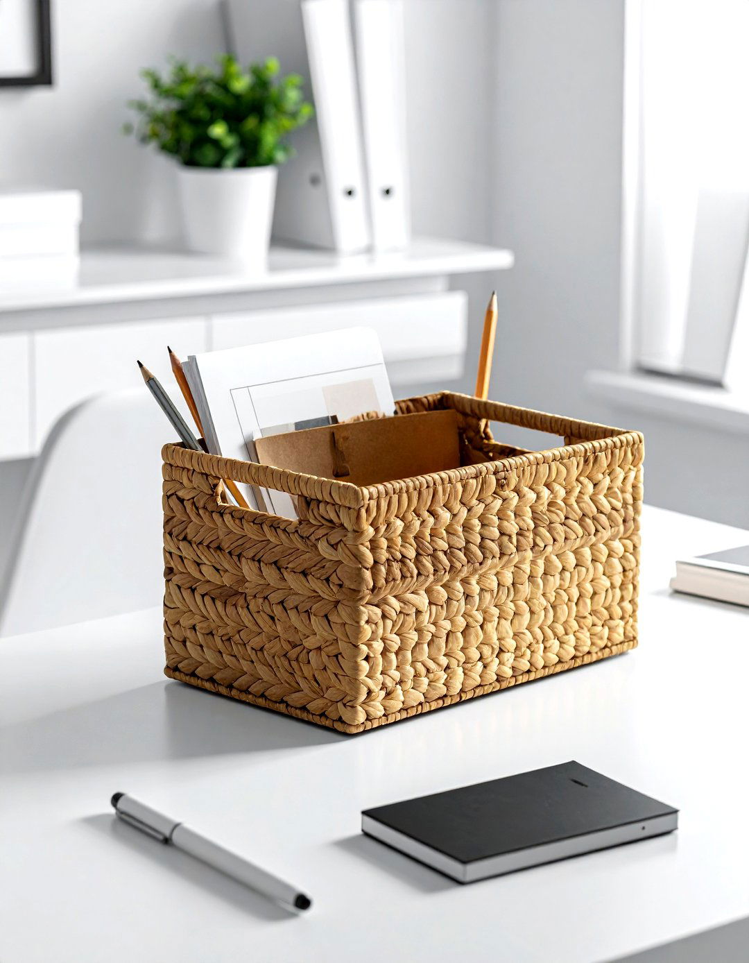 Office Paper Basket - 30 decorative basket ideas