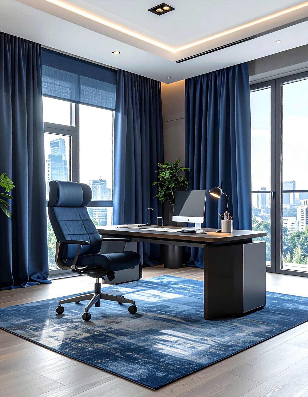 Office blackout curtains - 30 blackout curtain ideas