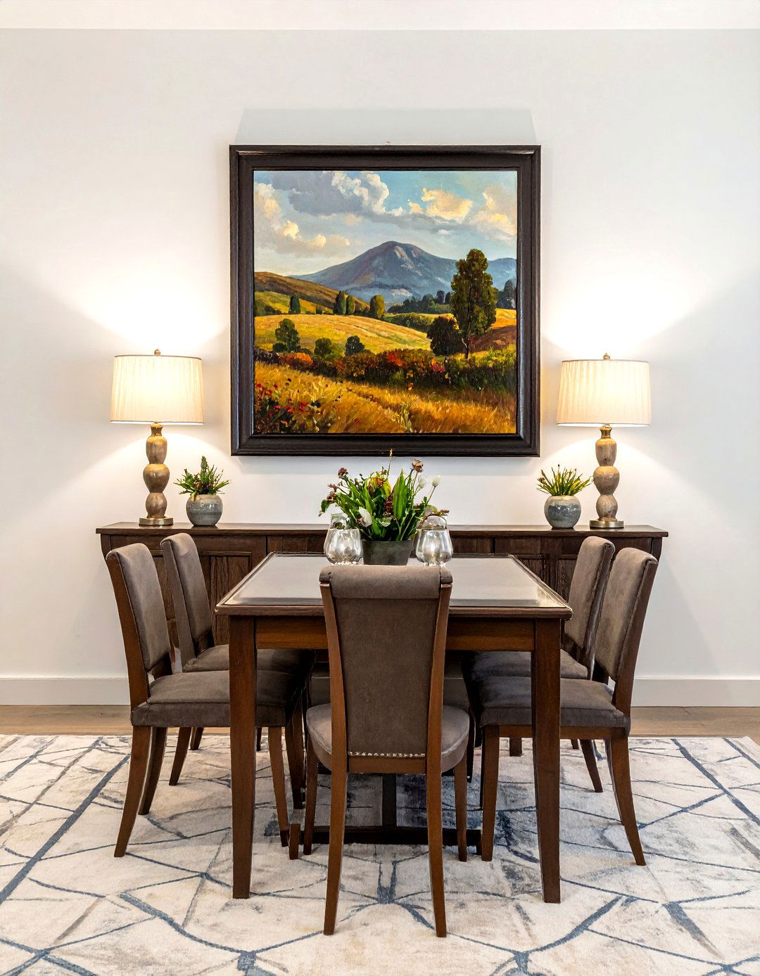 Oil Painting - 30 traditional entertaining dining ideas