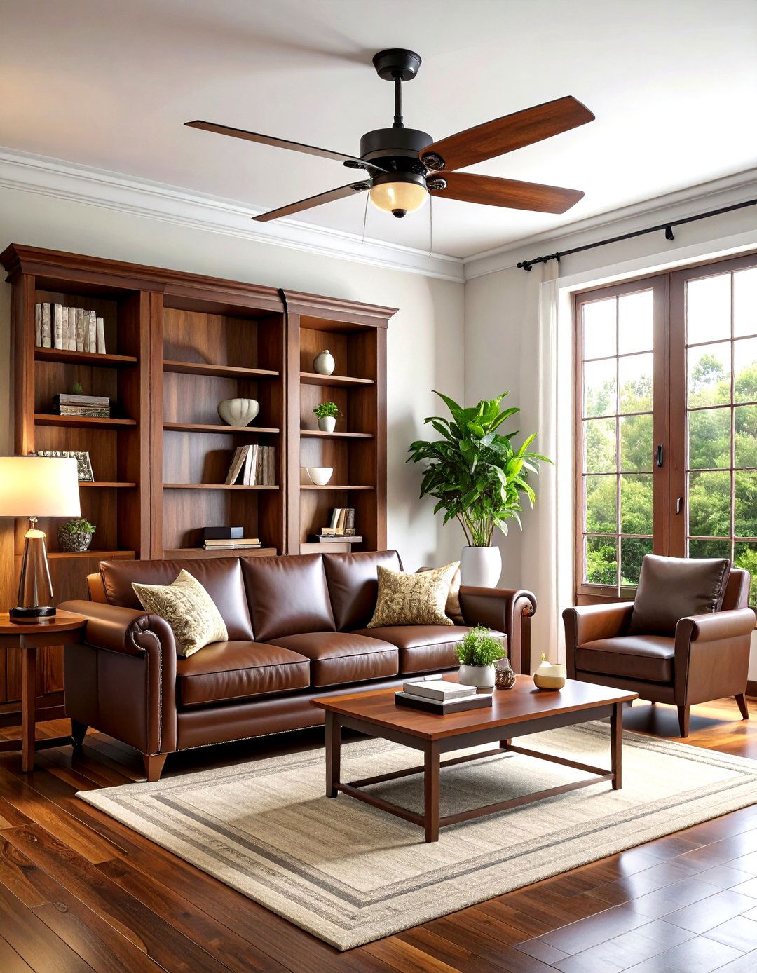 Oil Rubbed Bronze Fan - 30 living room ceiling fans