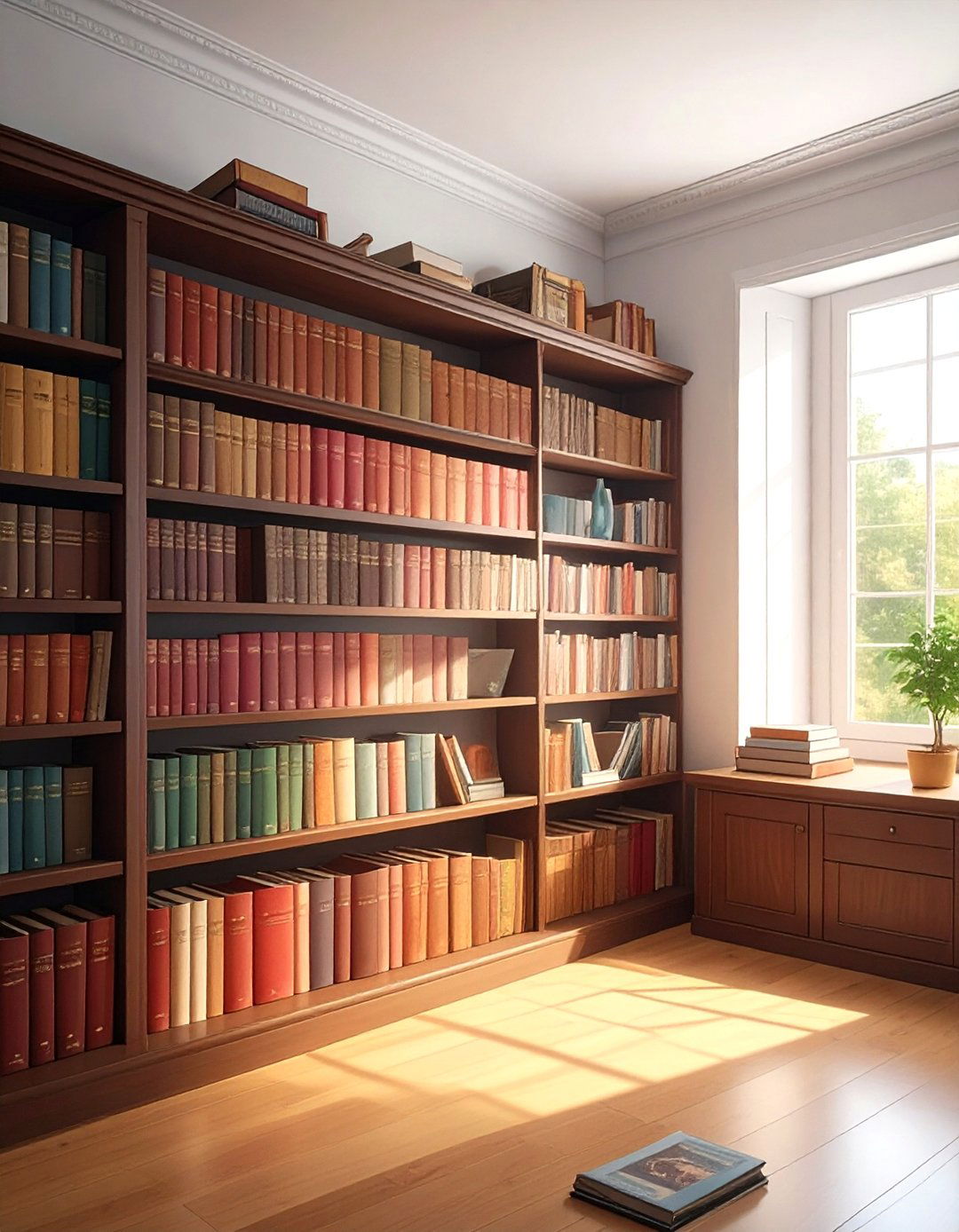 Old Library Books - 30 secondhand decor ideas