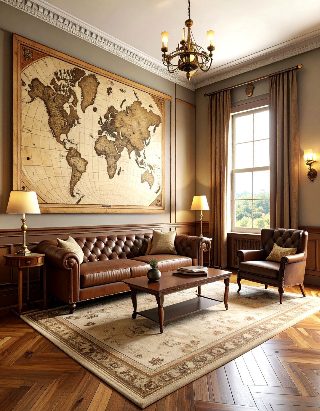 Old Map Decor - 30 vintage collection display ideas