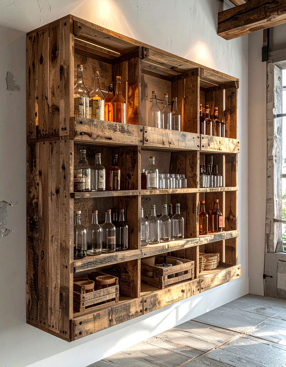 Old Soda Crate Organizer - 30 vintage collection display ideas