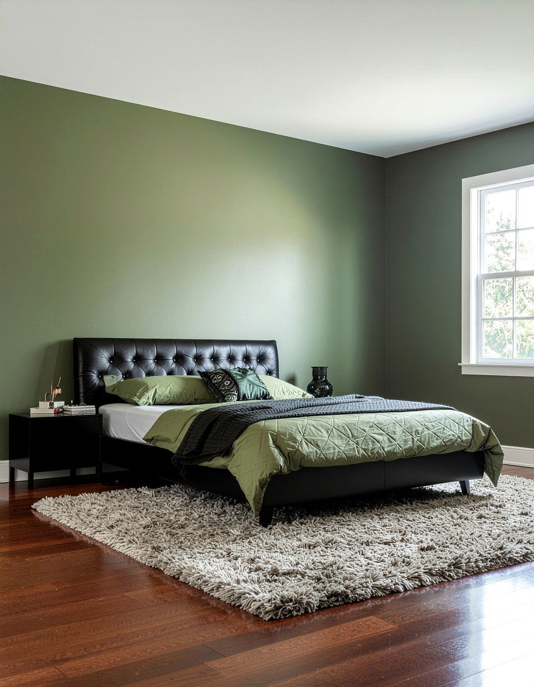 Olive Green And Black Bedroom - 30 olive green bedroom ideas