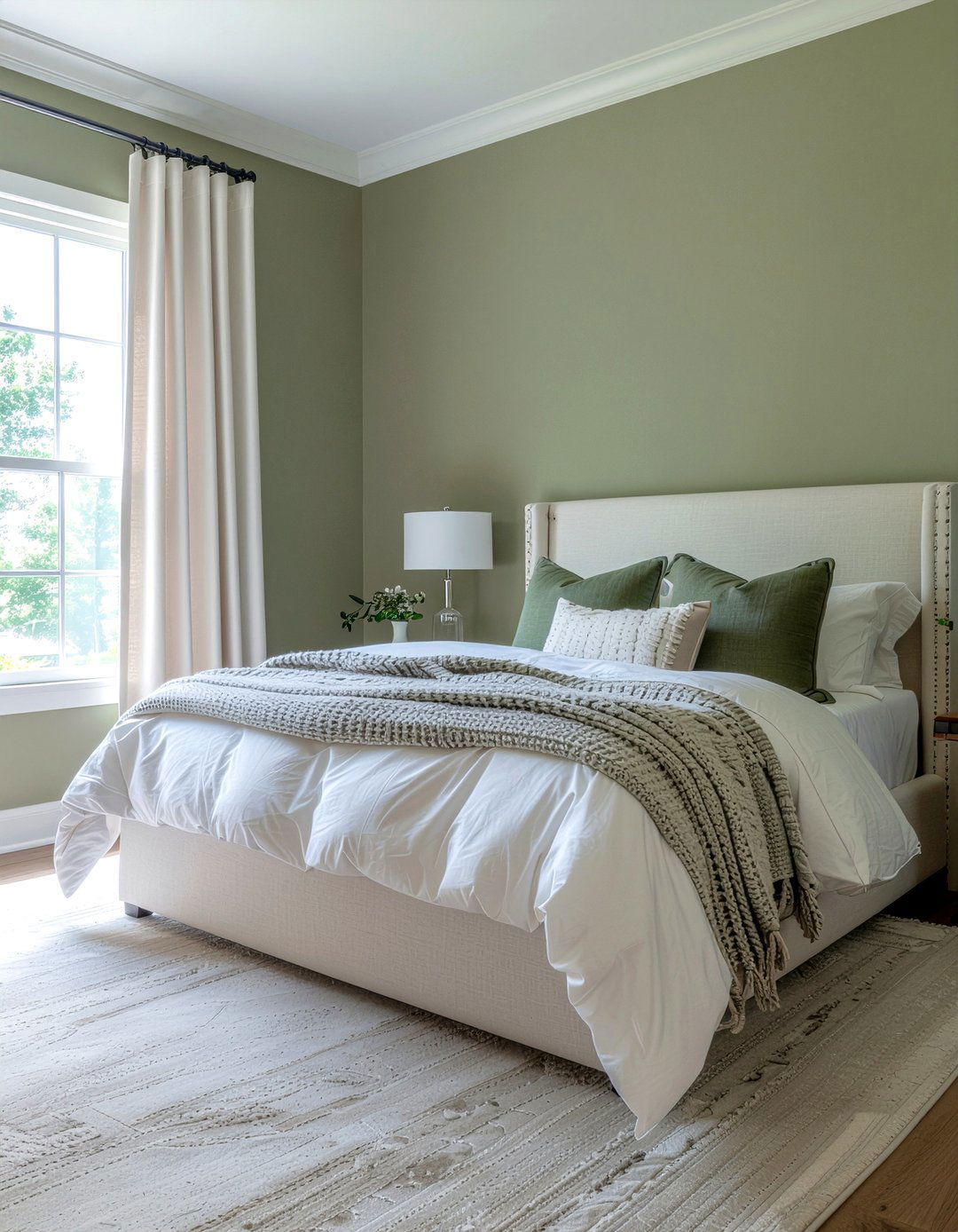 Olive Green And Cream Bedroom - 30 olive green bedroom ideas